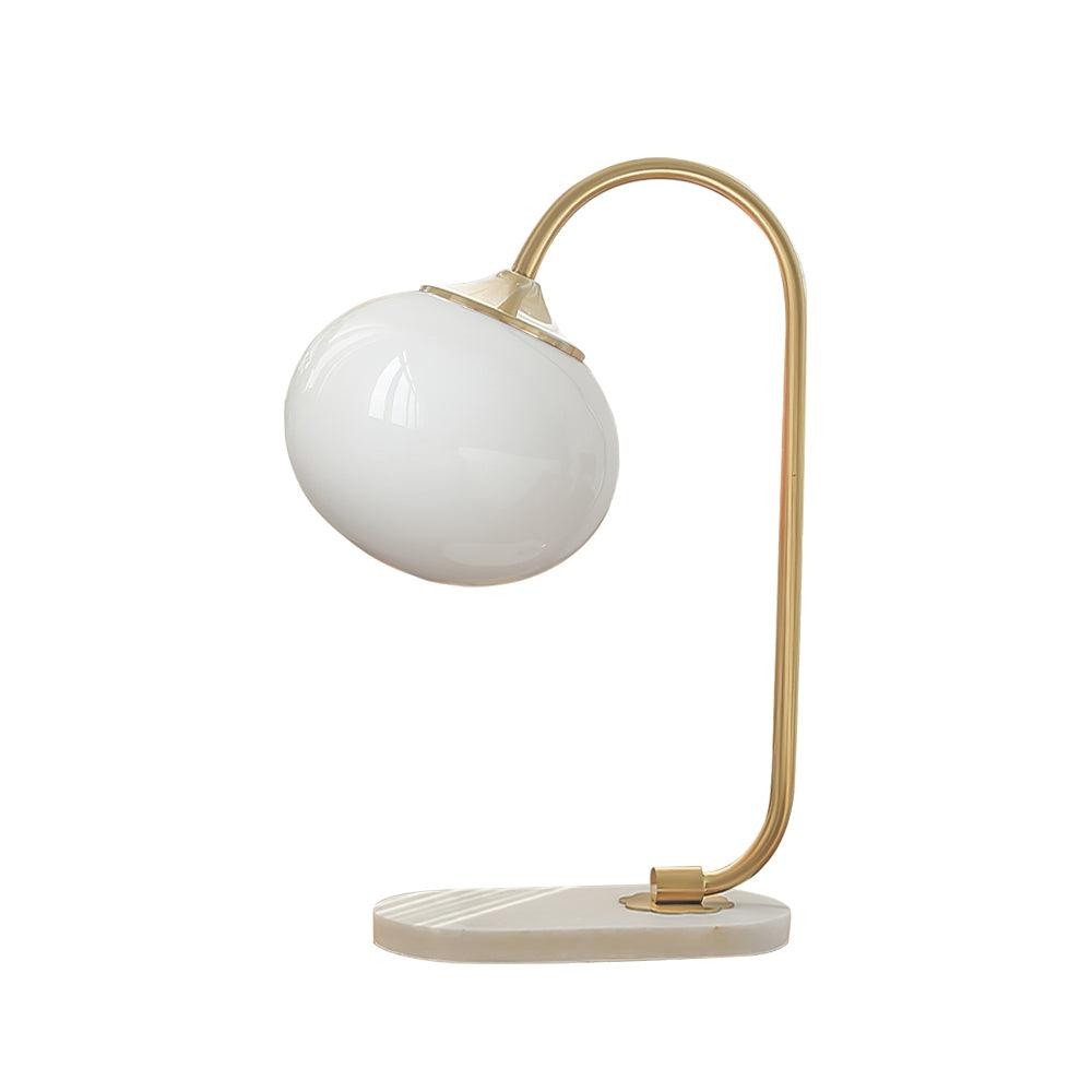 Scandinavian Cream Ball Table Lamp For Living Room M454