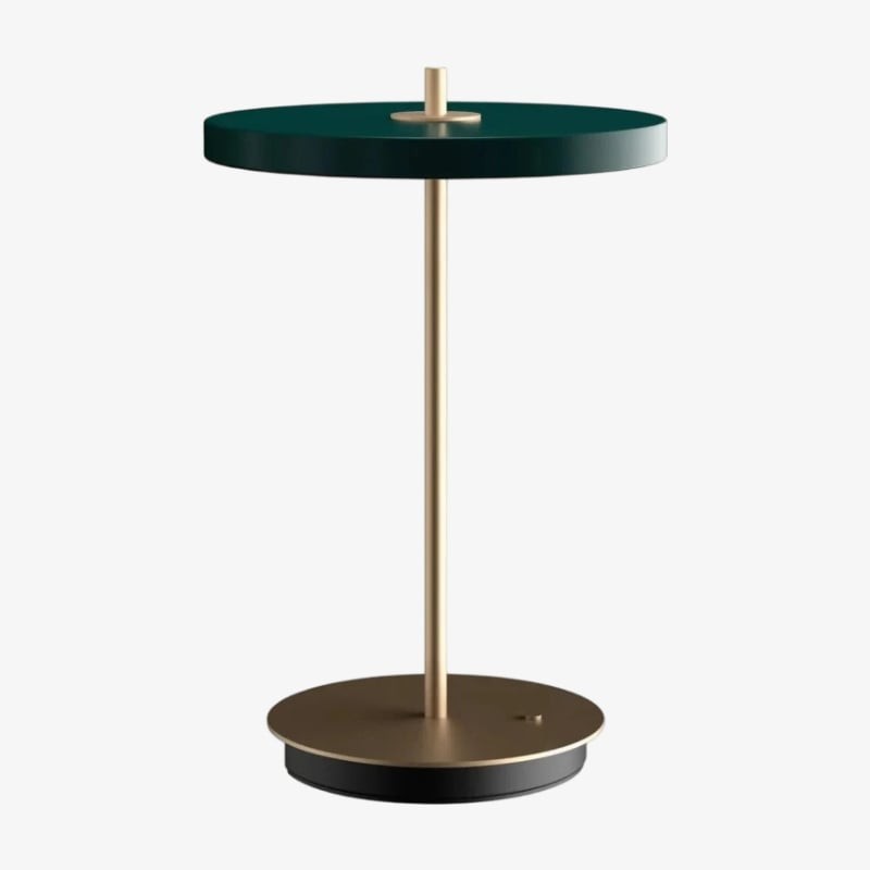 Astris Modern Minimalist Metal Table Lamp Soft LED Illumination for Living Room and Office T581