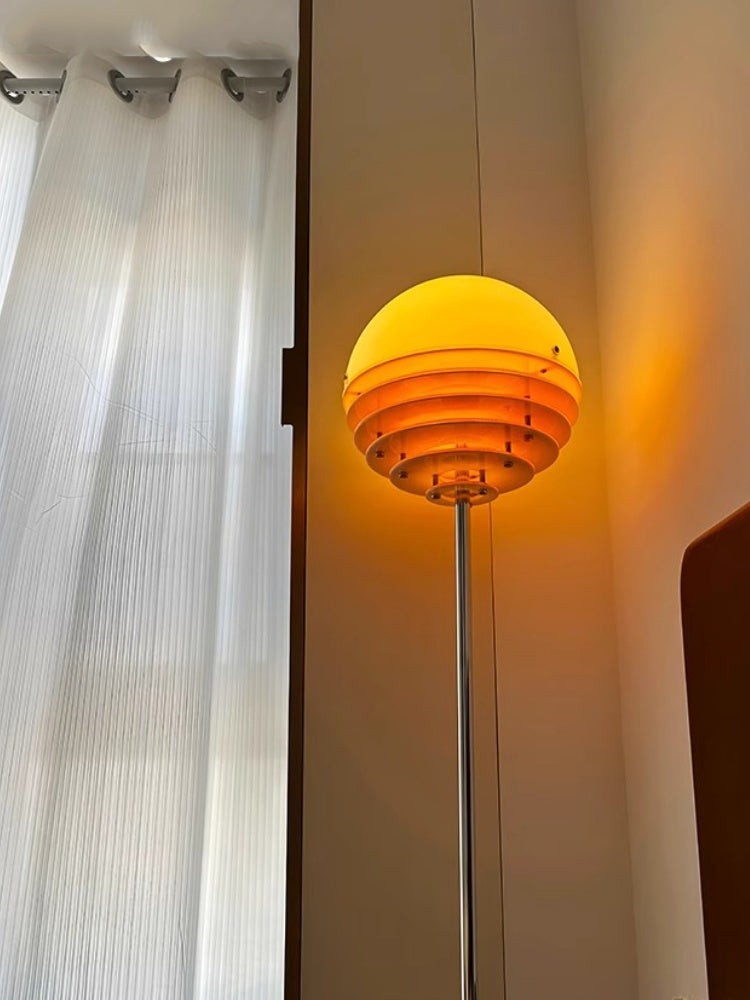 Bauhaus Acrylic & Glass Sunset Floor Lamp for Living Room G77
