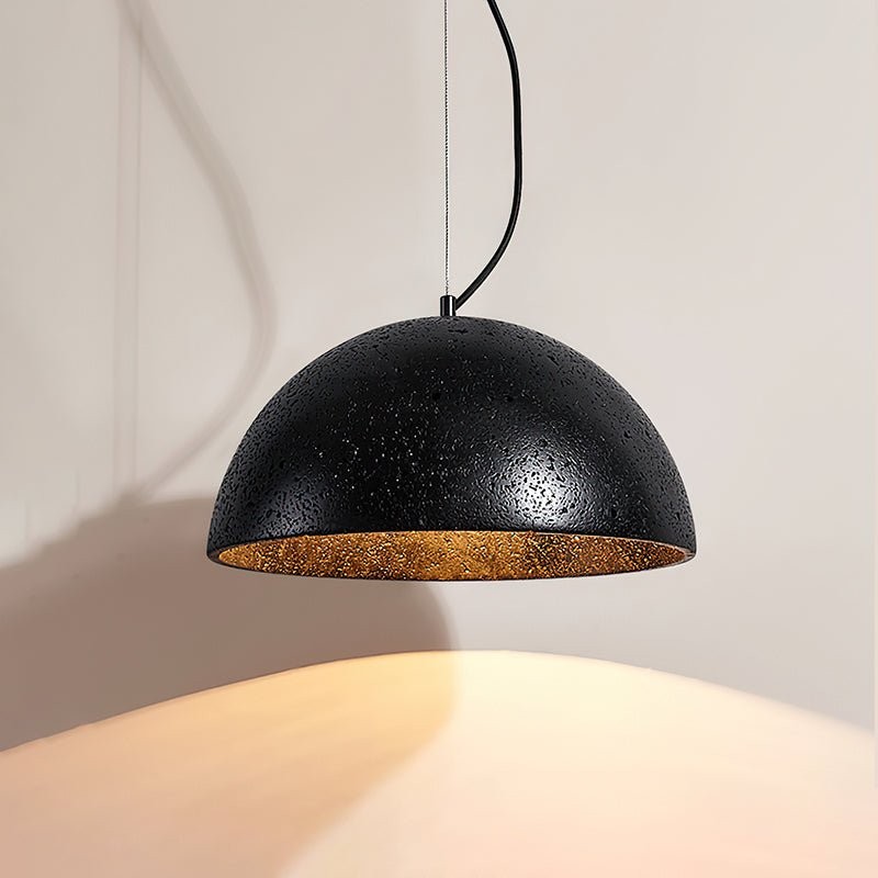 Travertine Creative Hemispherical Pendant Lamp M75