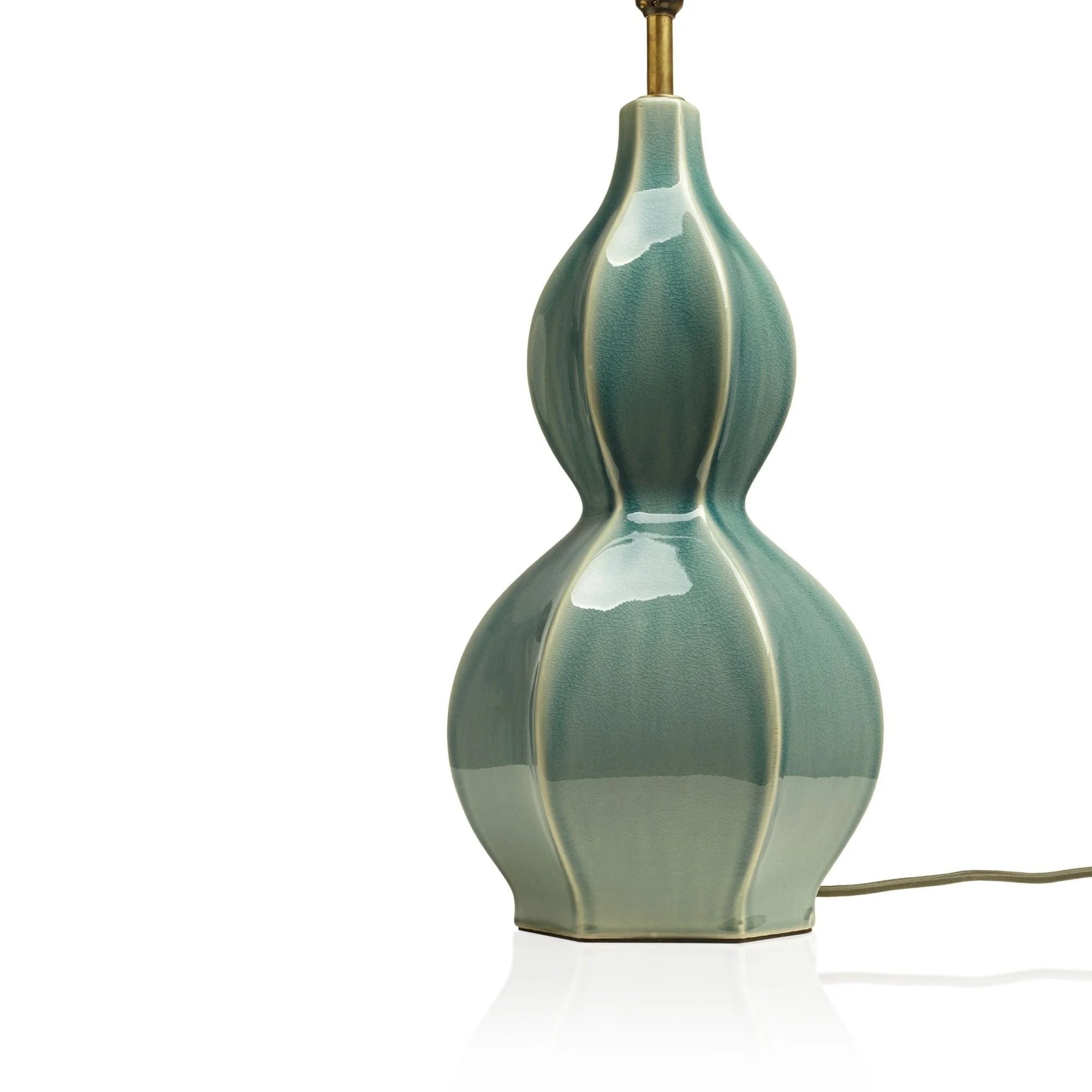 Thalune Table Lamp in Seaweed Ceramic - Sculptural Coastal Glow for Bedrooms and Living Rooms T593