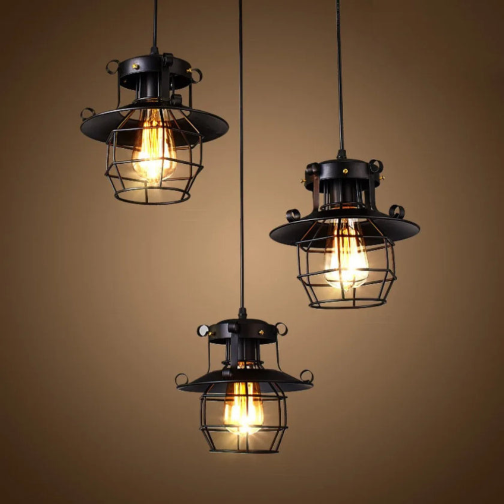 Brilliant Industrial Ceiling Light D817