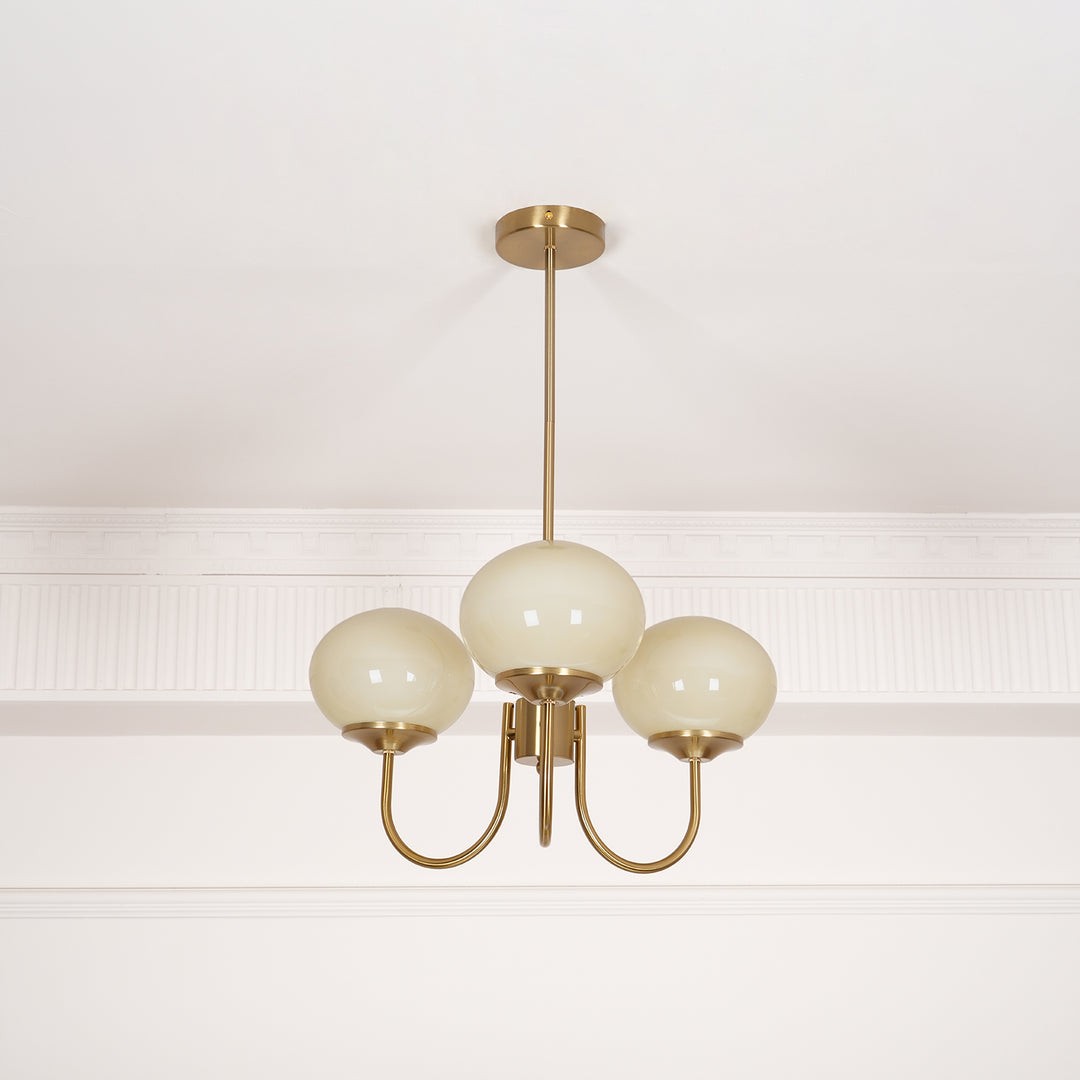 Nordic Bauhaus Glass Marshmallow Chandelier S168