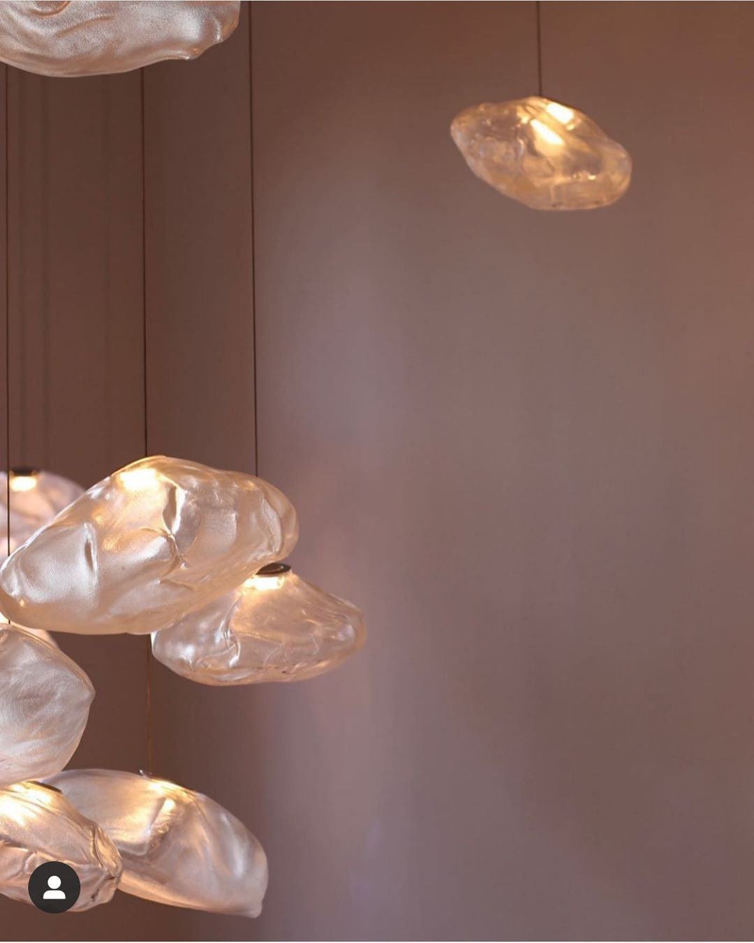 Multi-Head Irregular Glass Bubble Chandelier M180