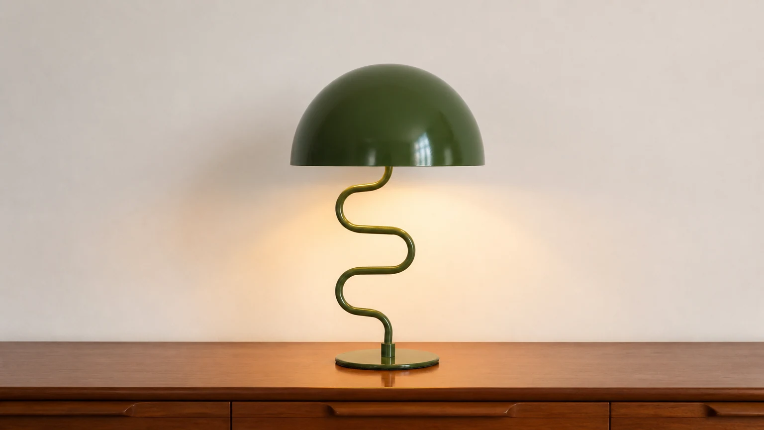 Lampa stołowa Tuija Twist D81 w stylizowanej scenie wnętrza