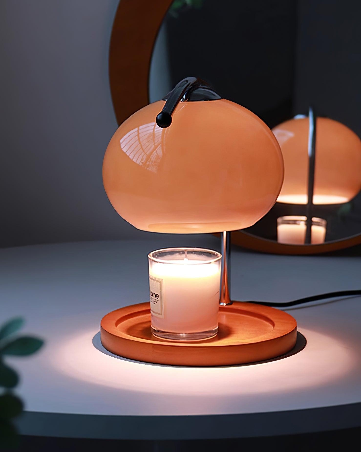 Modern Bauhaus Glass Candle Warmer Table Lamp M142