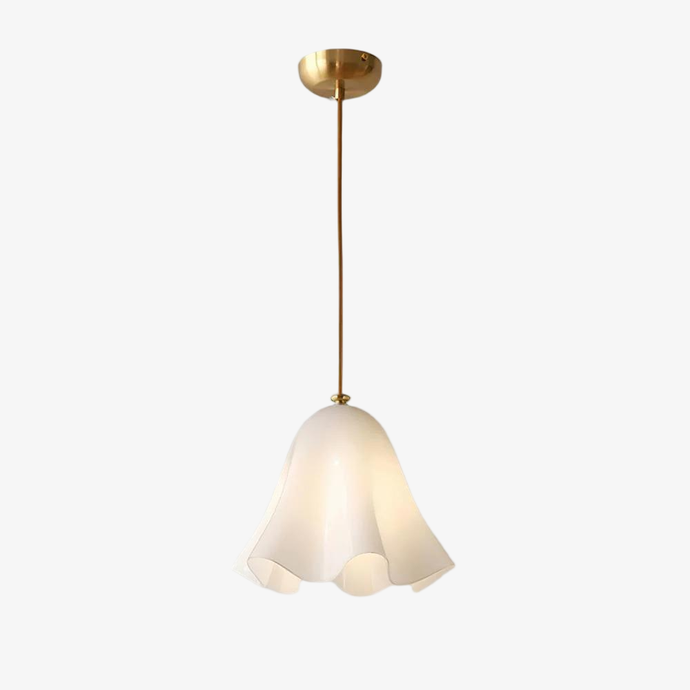 Bellina Artistic Glass Pendant Light - Modern Bloom Inspired Hanging Ceiling Lamp T279