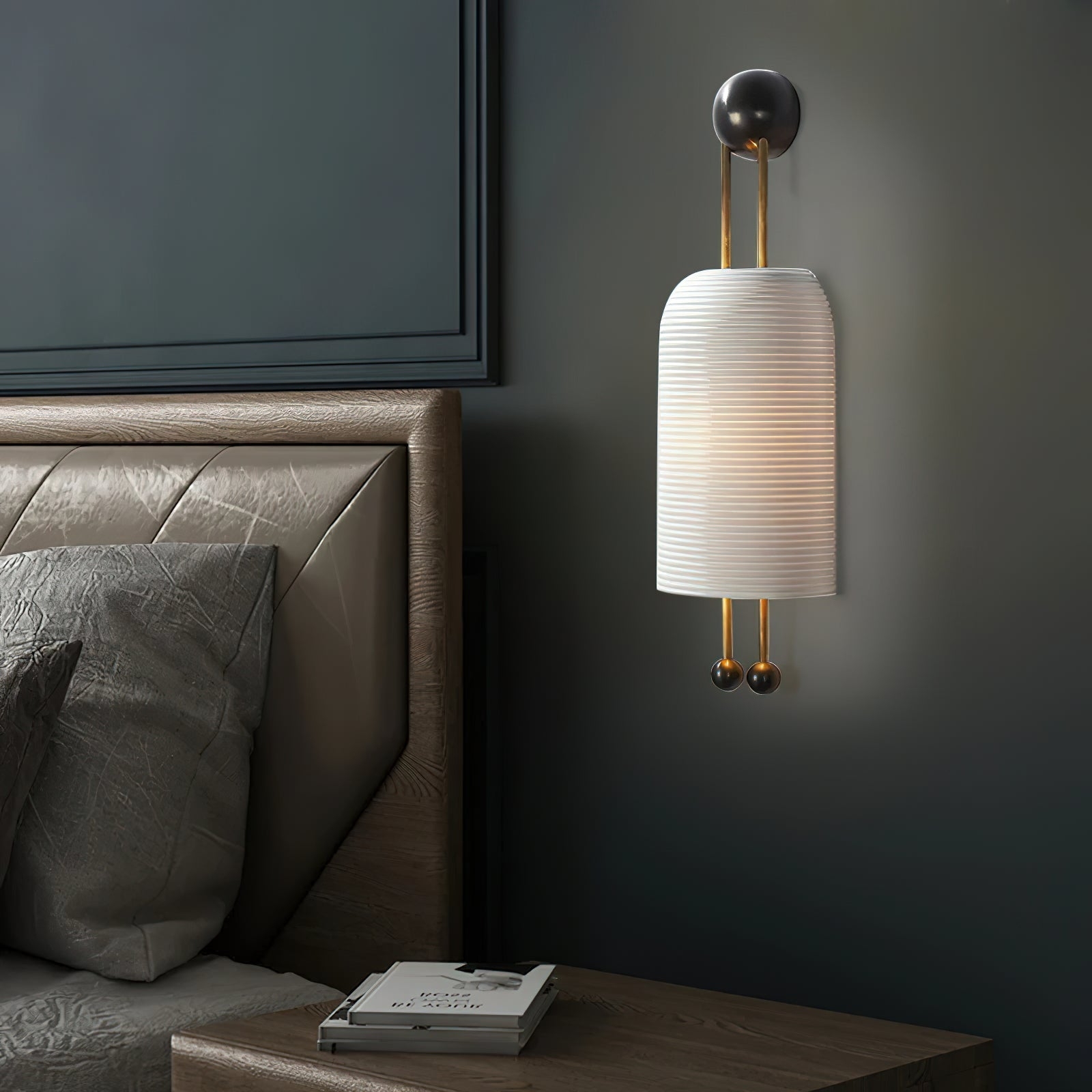 Lantern Glass Sconce D478