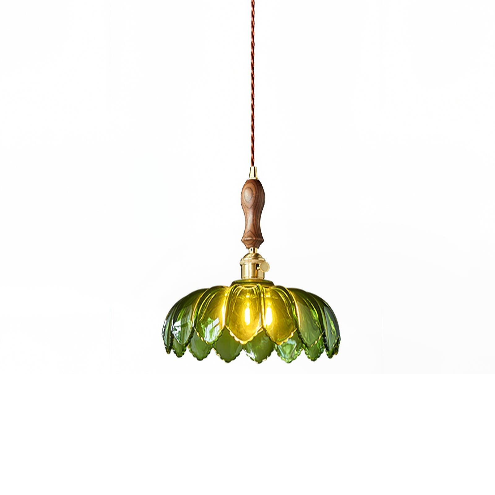 Retro Petal Green Pendant Lamp M58