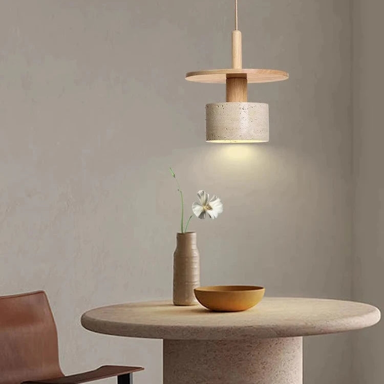 Travertine Vintage Retro Style Pendant Light D924