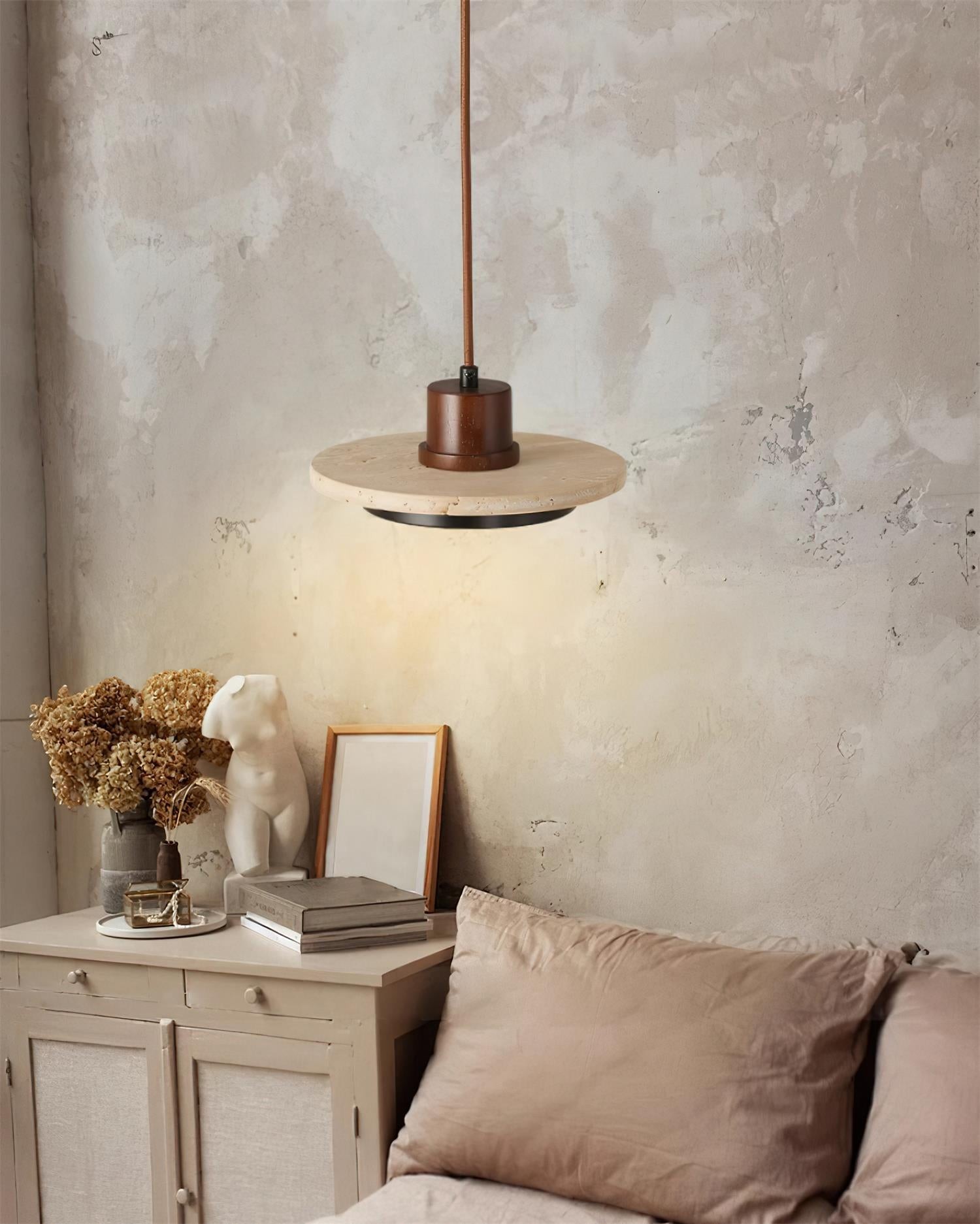 Creative Retro Regular Disc LED Pendant Lamp M254