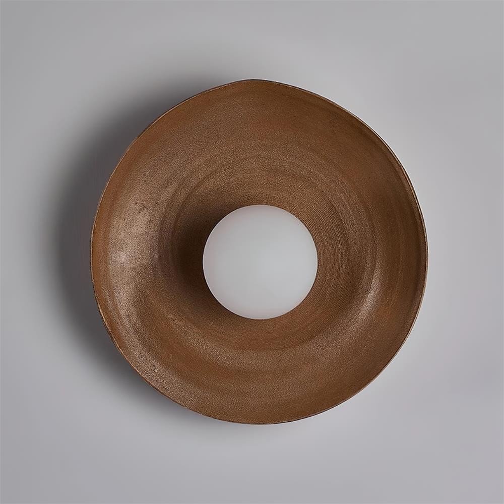 Retro Irregular Round Wall Lamp M205