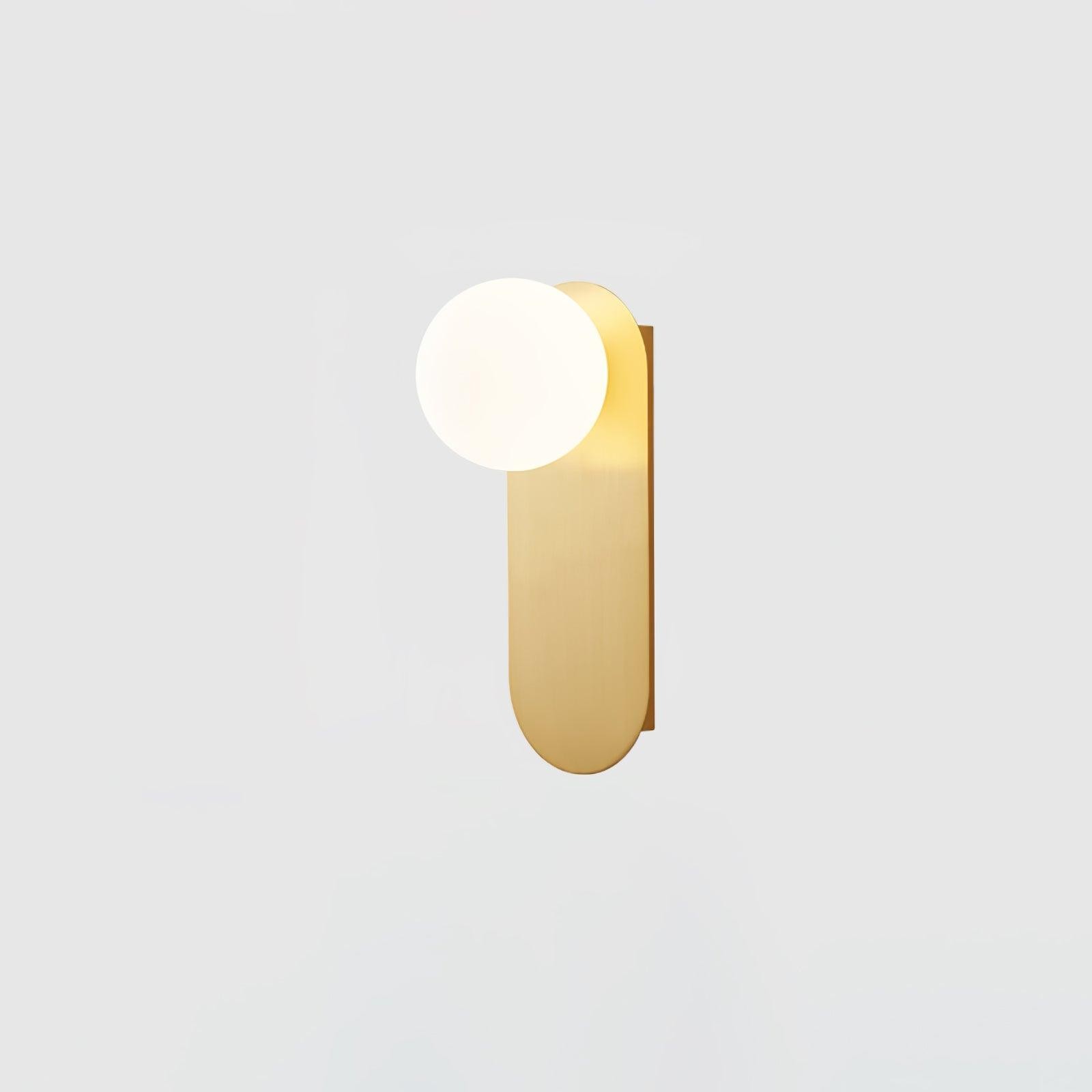 Modern Glass Base Sconce M381