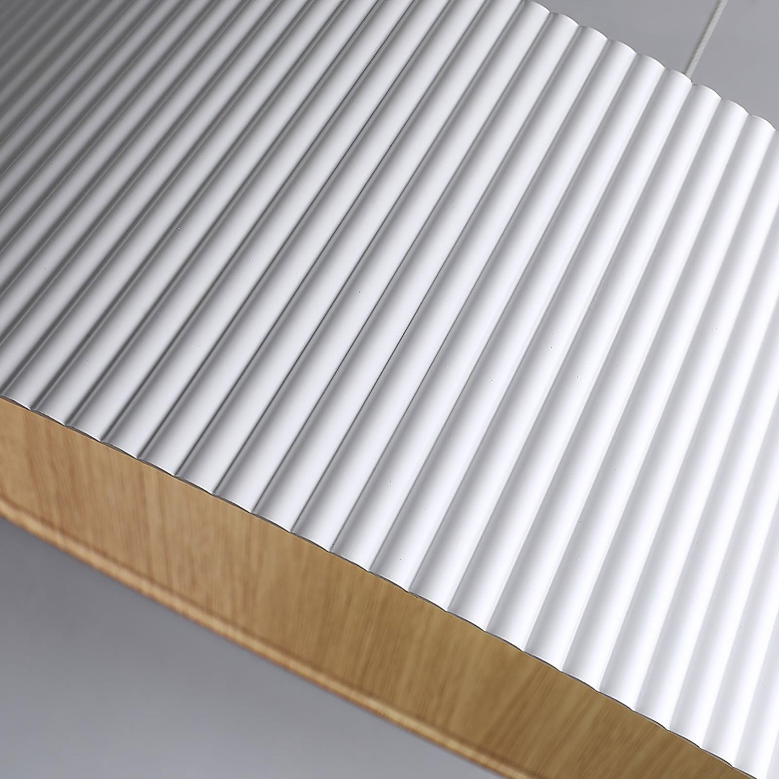 Minimalist Corrugated Lampshade Bedroom Pendant Lamp M389