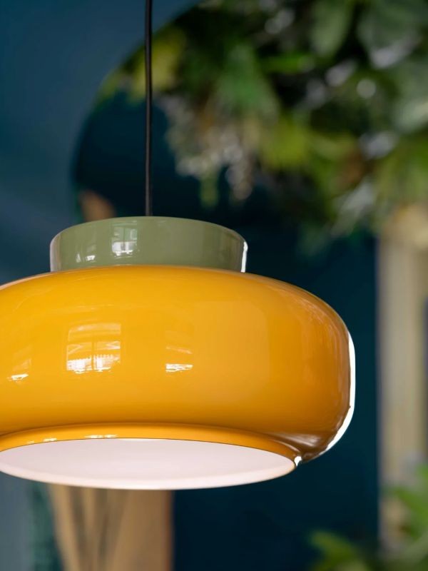 Medieval Bauhaus Disc Orb Maracanã Pendant Light G85