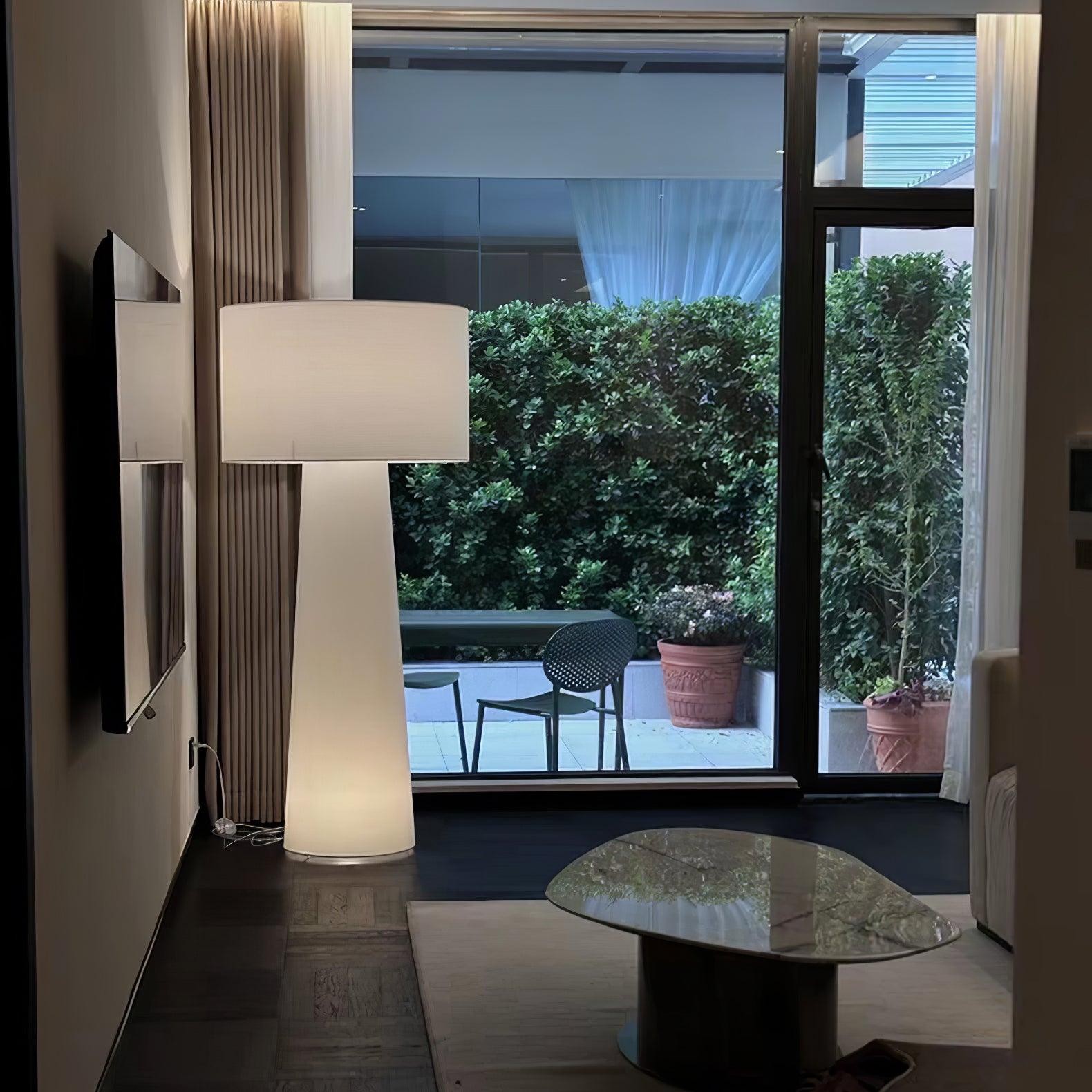 Column Fabric Floor Lamp Suitable For Living Room M76