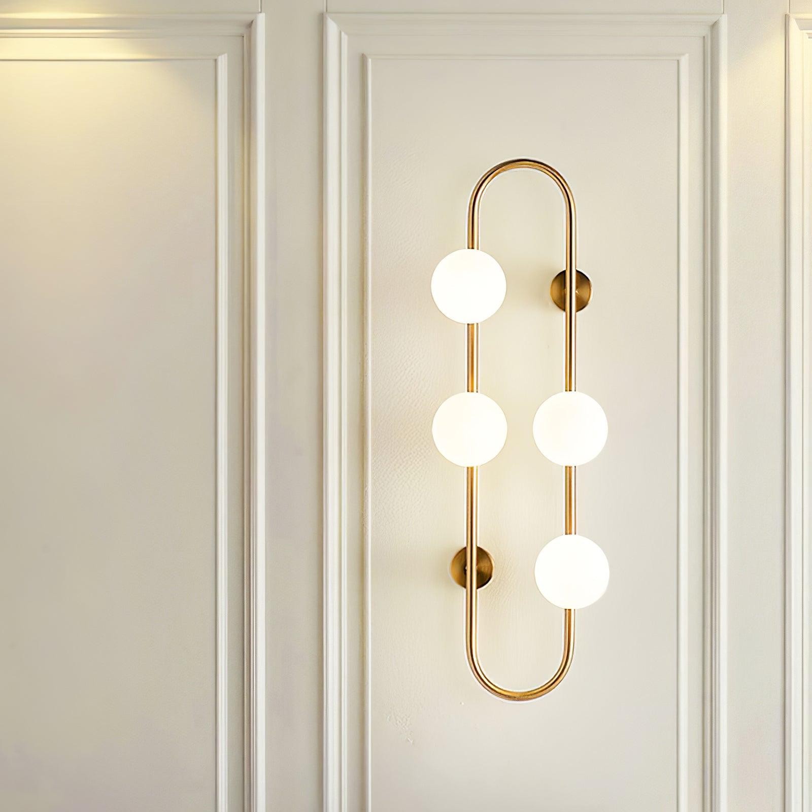 Nordic Modern Geometric Glass Globe Wall Lamp M489