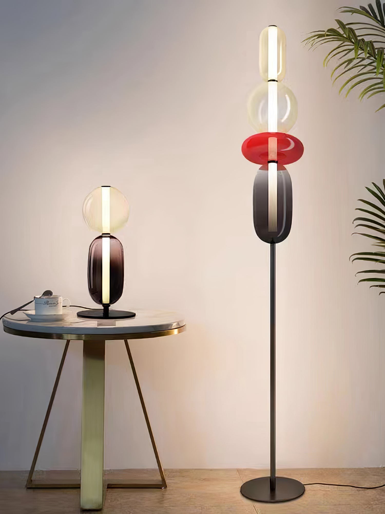Nordic Minimalist Creative Luxury Gourd Glass Table Lamp M485