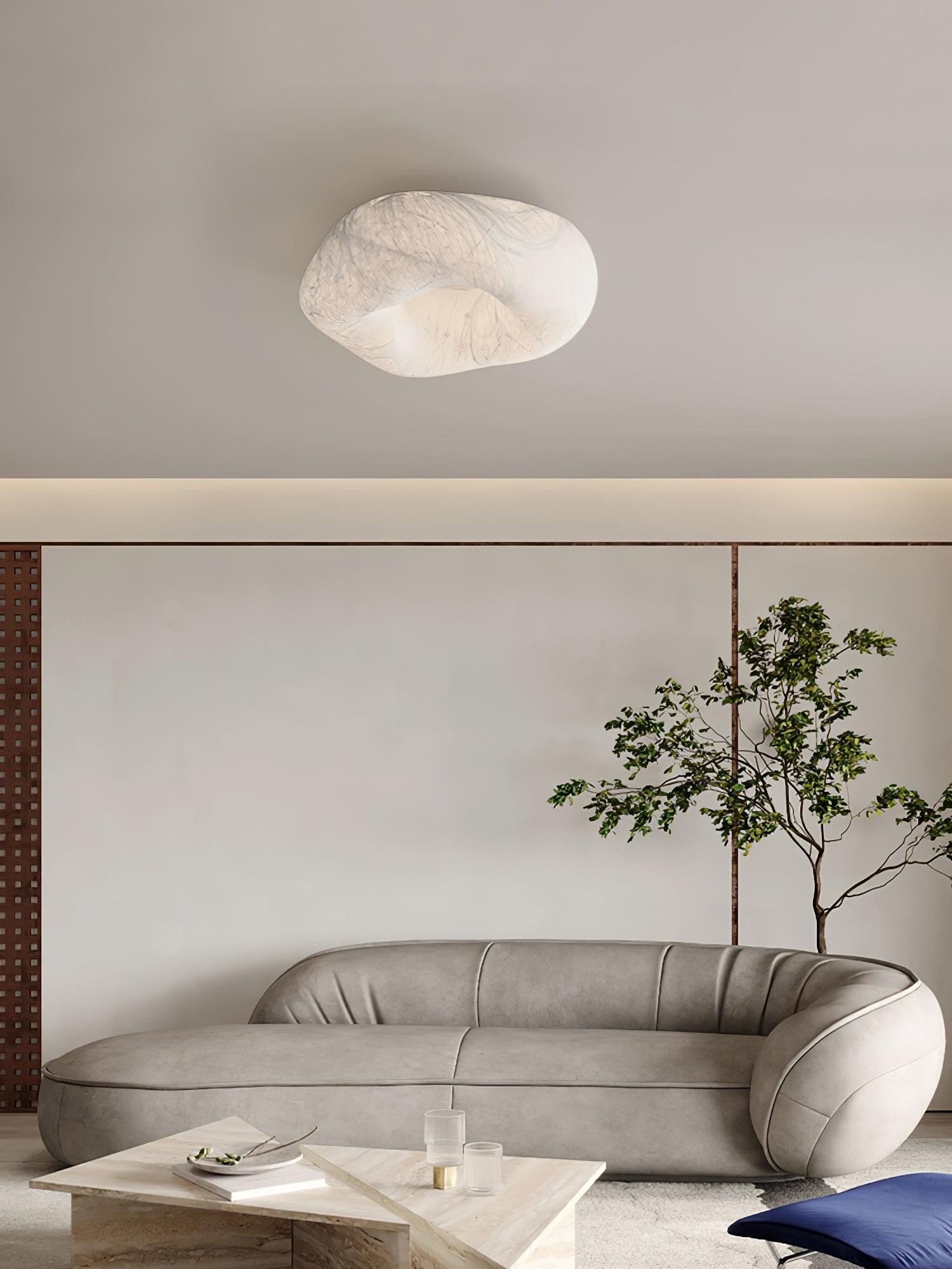 Modern Simple Silk LED Living Room Ceiling Lamp M294