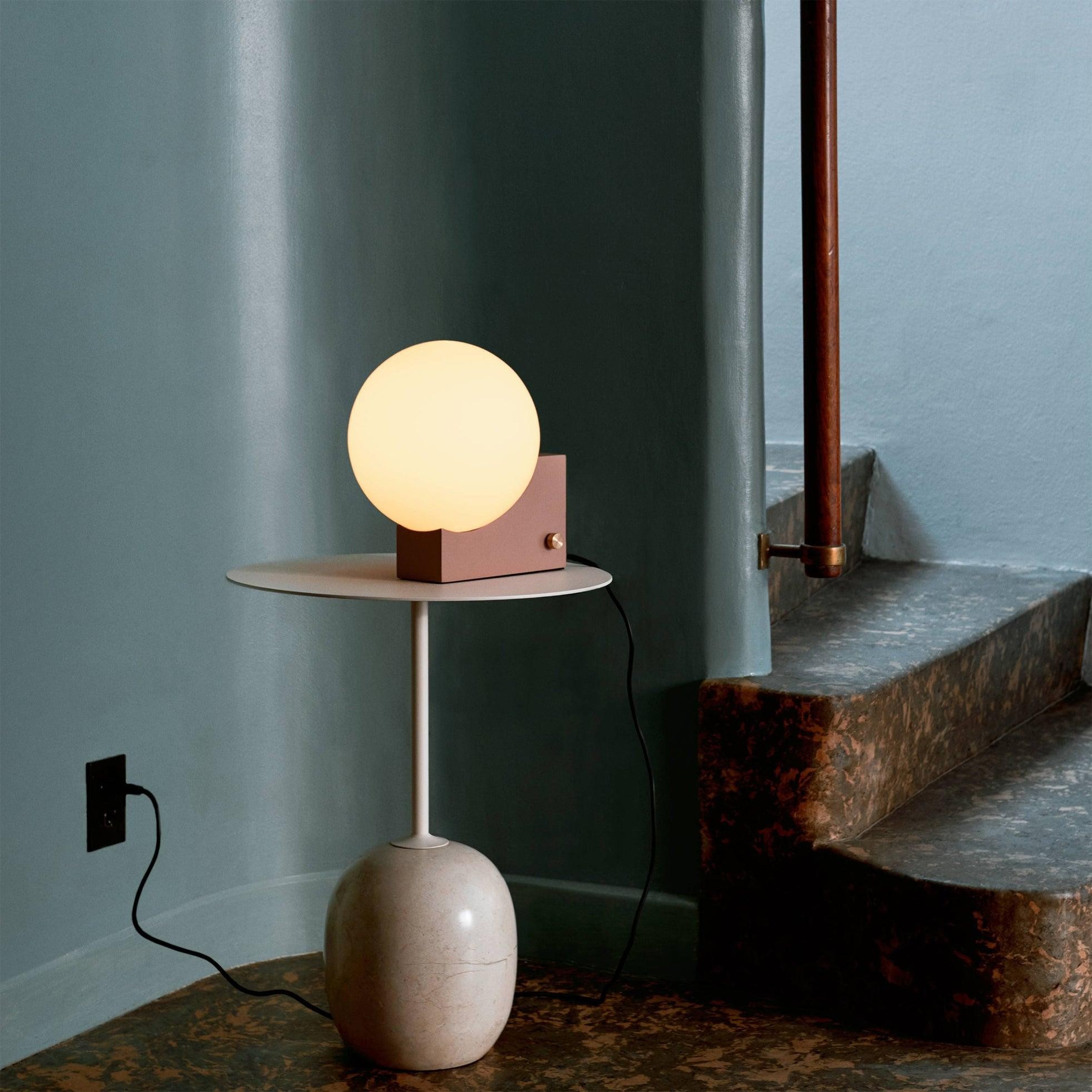 Geometric Lamp Base Glass Globe Table Lamp M467