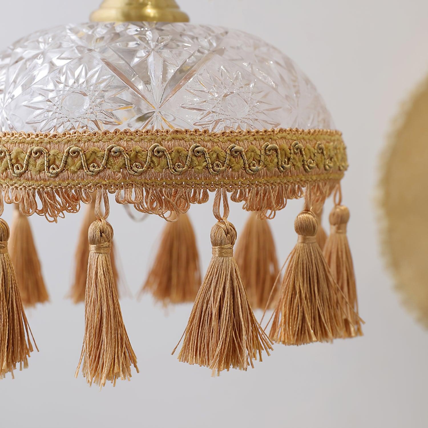Bowl Tassel Pendant Light M491