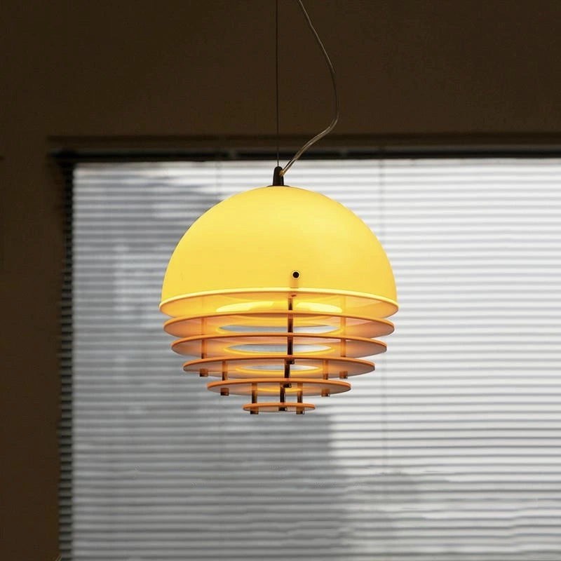 Bauhaus Sunset Ambient Pendant Lamp - Glass Acrylic Pendant Lamp S192