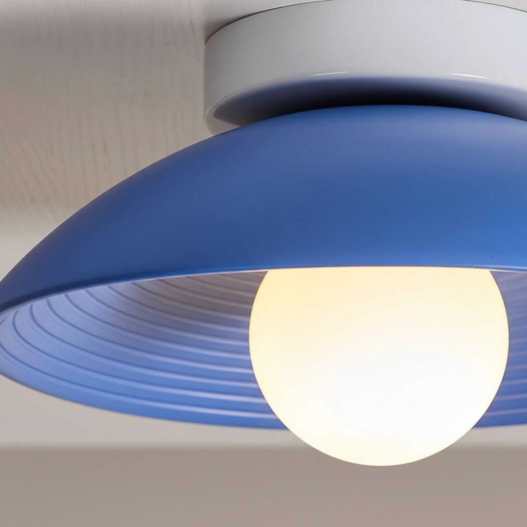 Ovalune Organic Textured Ceiling Light Sculptural Design Flush Mount - Modern Style for Living Room T527