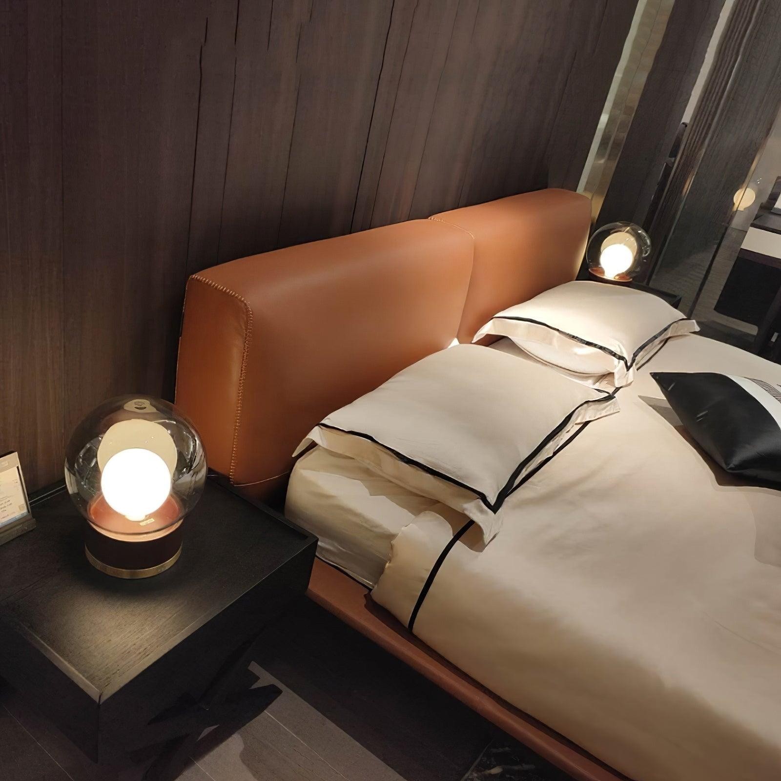 Simple Creative Wood Orb Table Lamp M527
