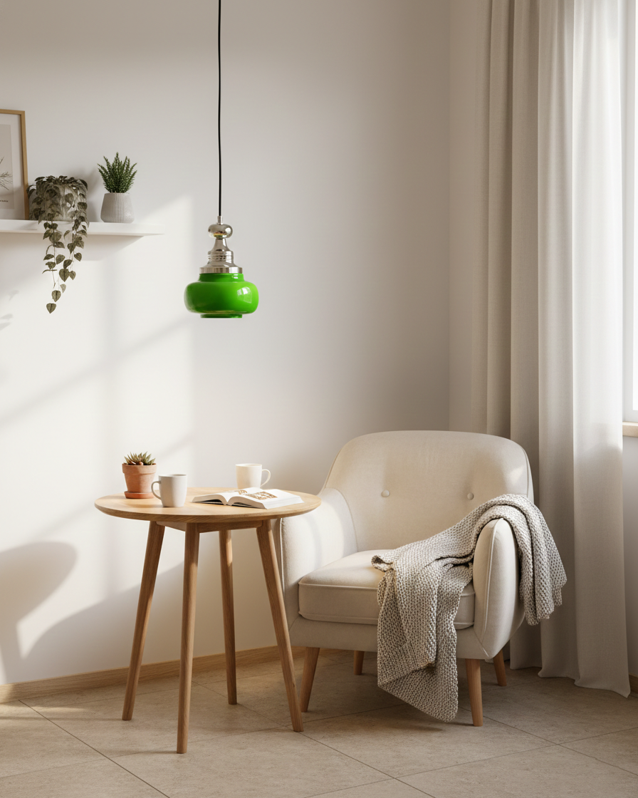 Jade Pulse Pendant Lamp D339