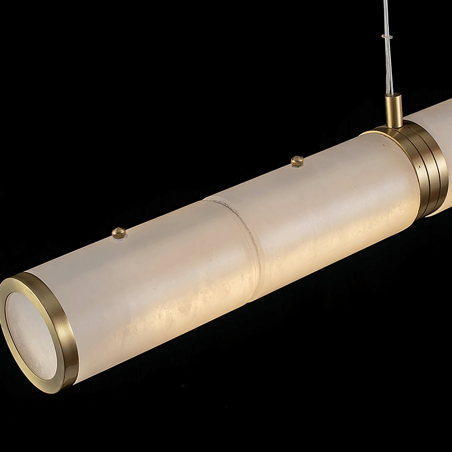 Luxurious Alabaster Beam Pendant Light M96
