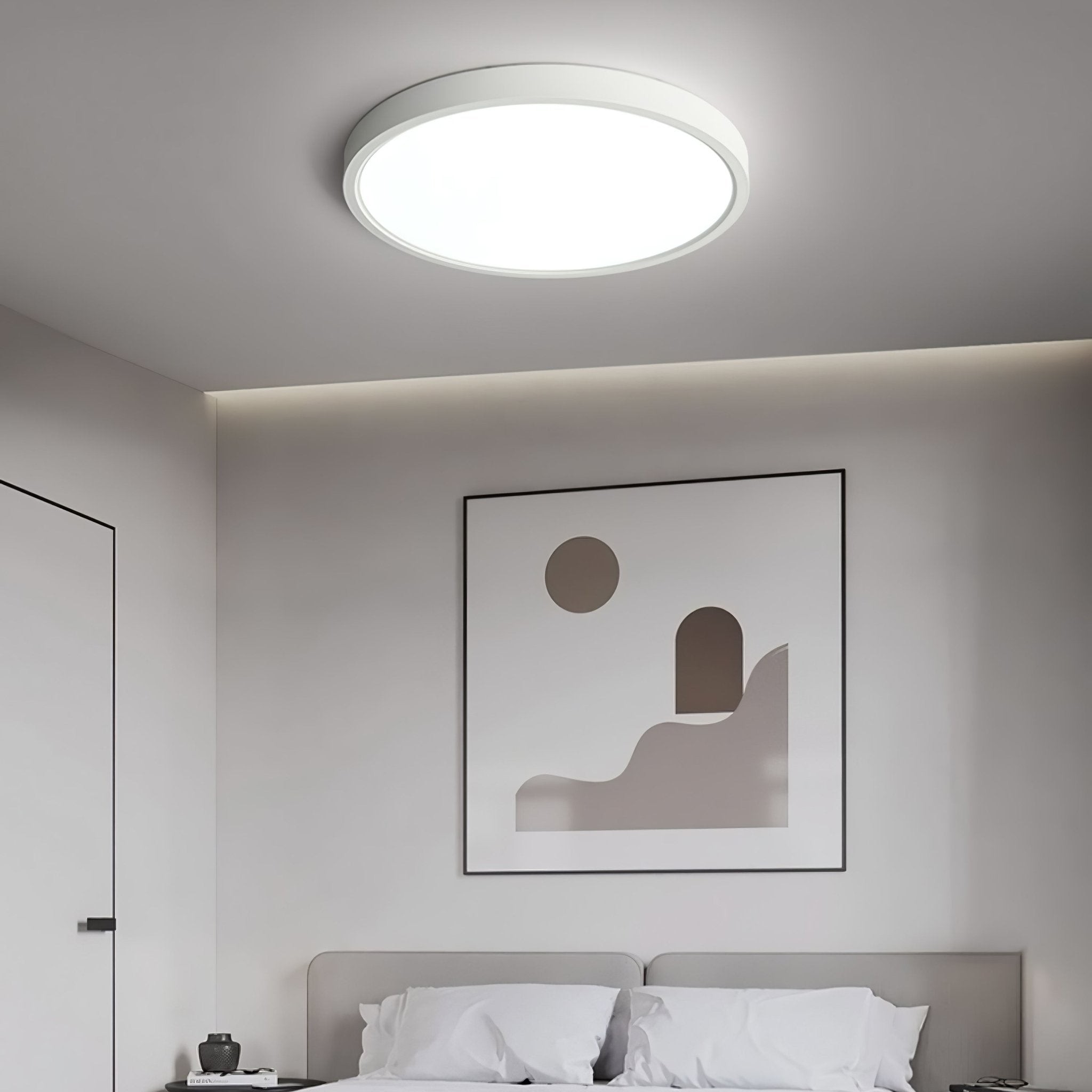 Minimalist Modern Round Acrylic Ceiling Light For Bedroom M498
