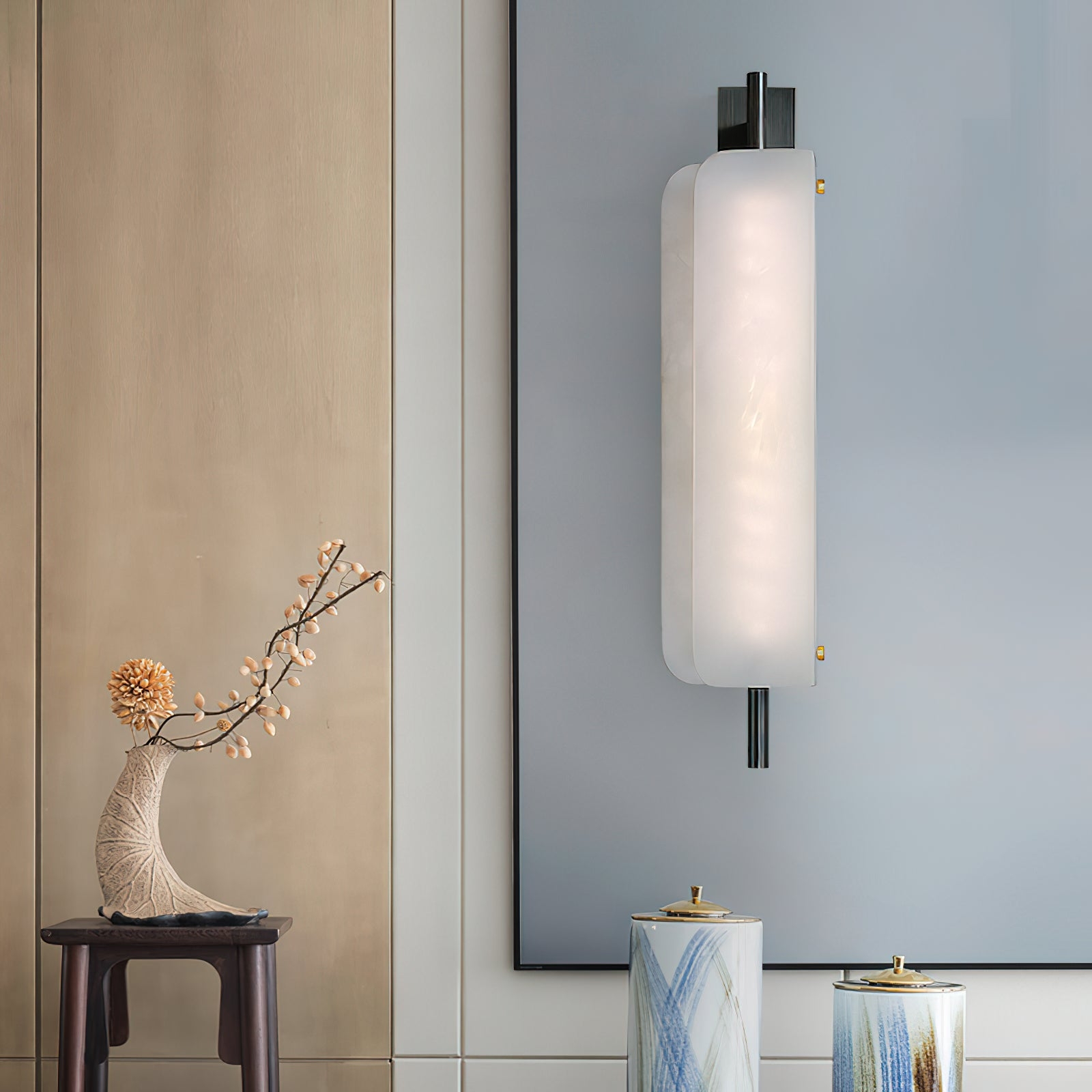 Kinkairo Alabaster Wall Lamp D497