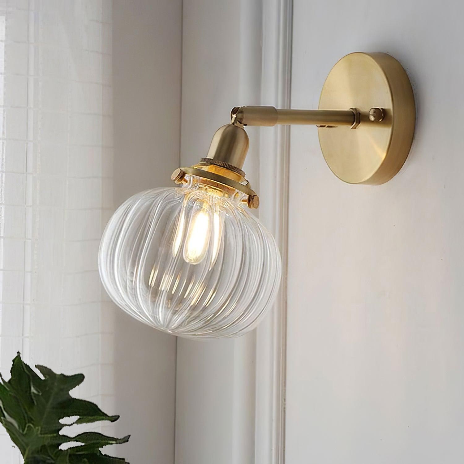 Simple Hallway Entrance Pumpkin Pattern Wall Lamp M210