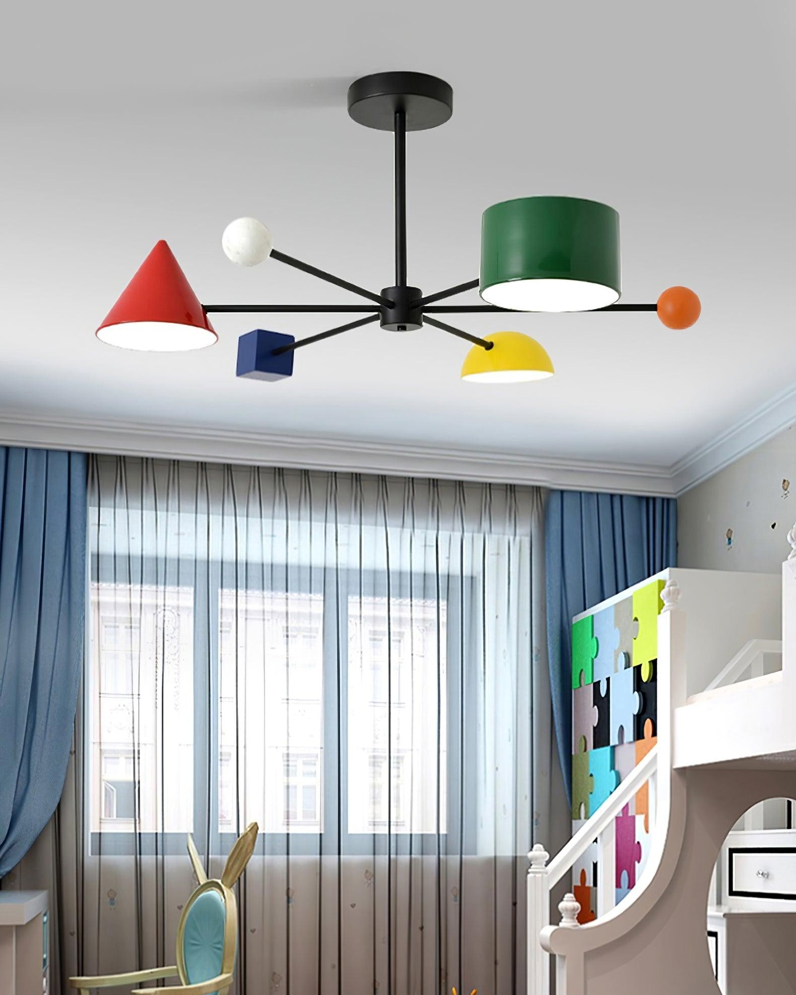 Geometric Colorful Ceiling Light M377