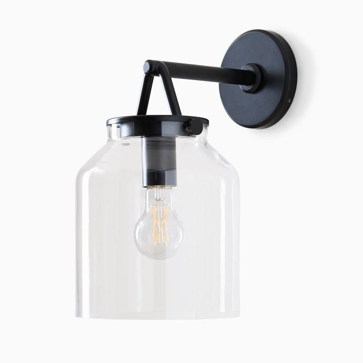 Hanton Minimalist Outdoor Wall Light - Matte Metal Industrial Sconce for Modern Spaces T154
