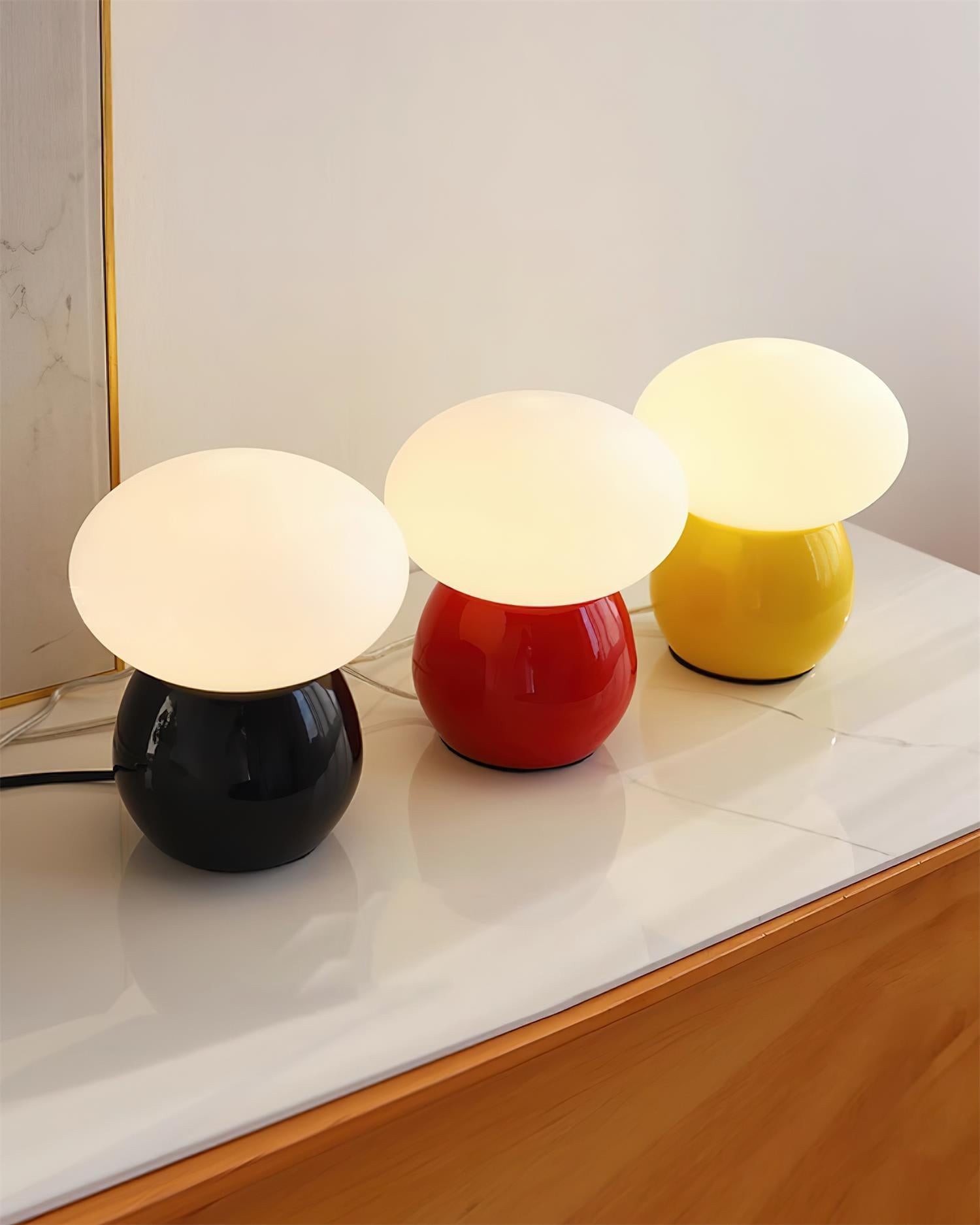 Modern Cream Style Mushroom Table Lamp M325