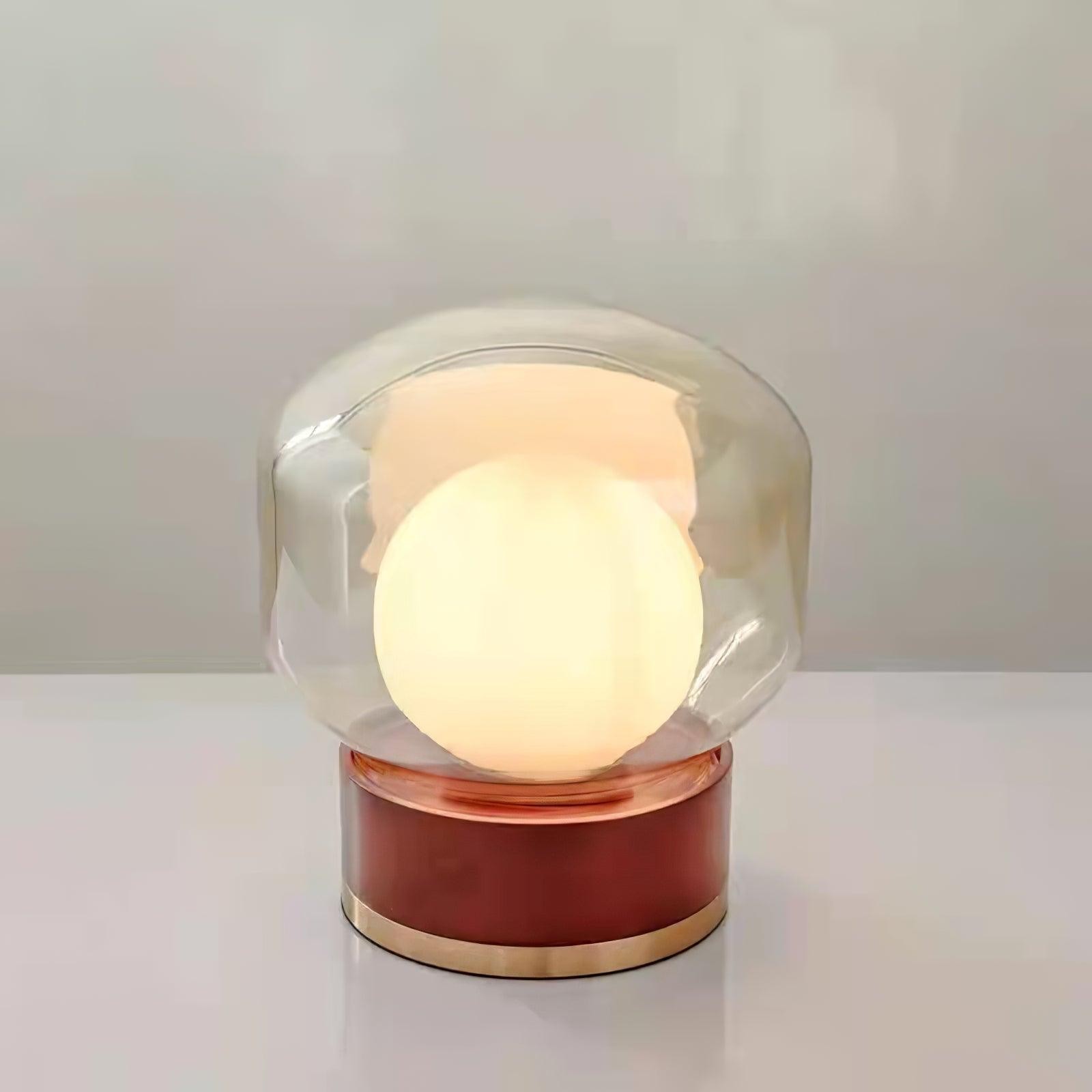 Simple Creative Wood Orb Table Lamp M527