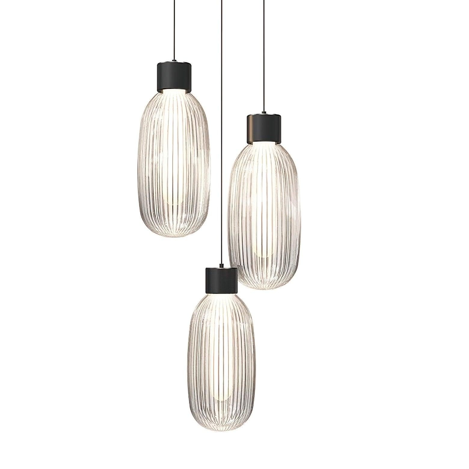 Nordic Striped Lantern Pendant Lamp M469