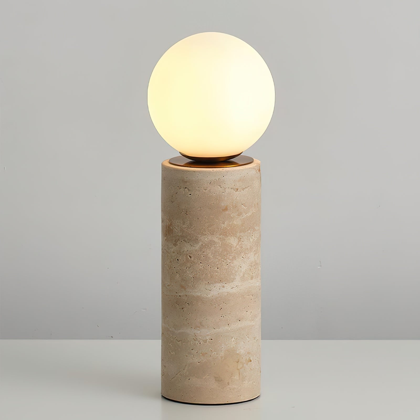 Core Travertine Table Lamp D645