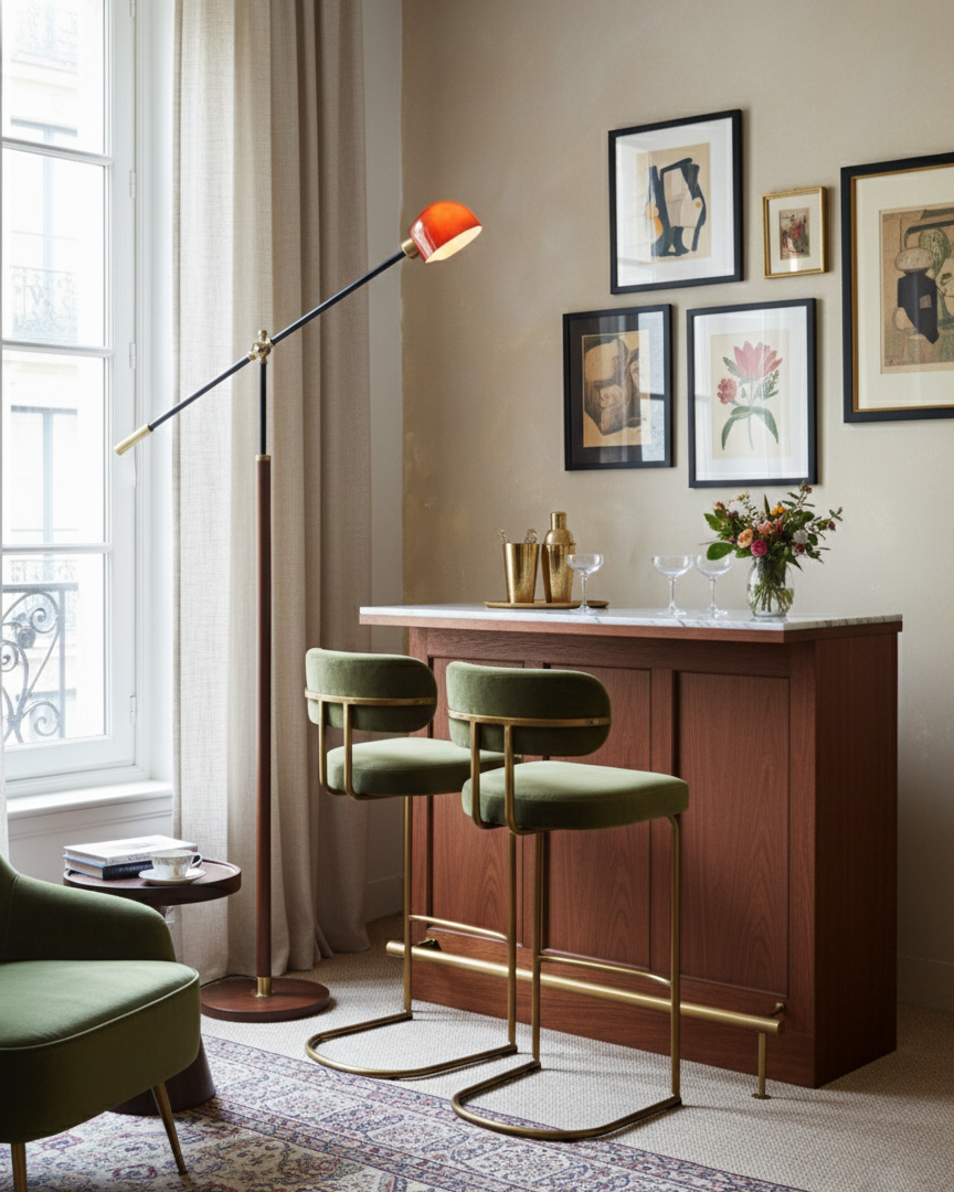 Heritage Swing Floor Lamp D316