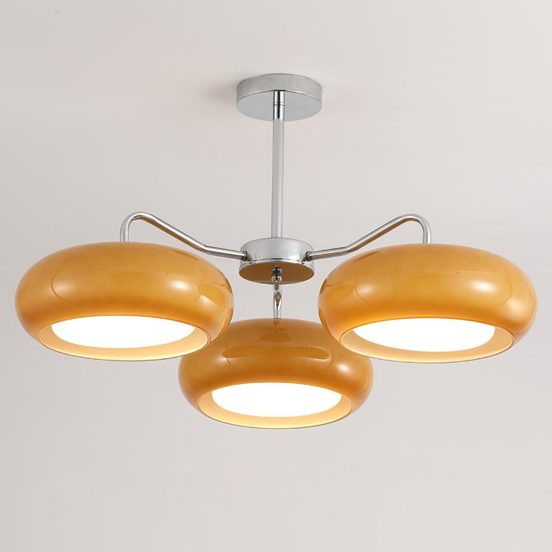 Modern 3 Light Chrome Ceiling Light M324