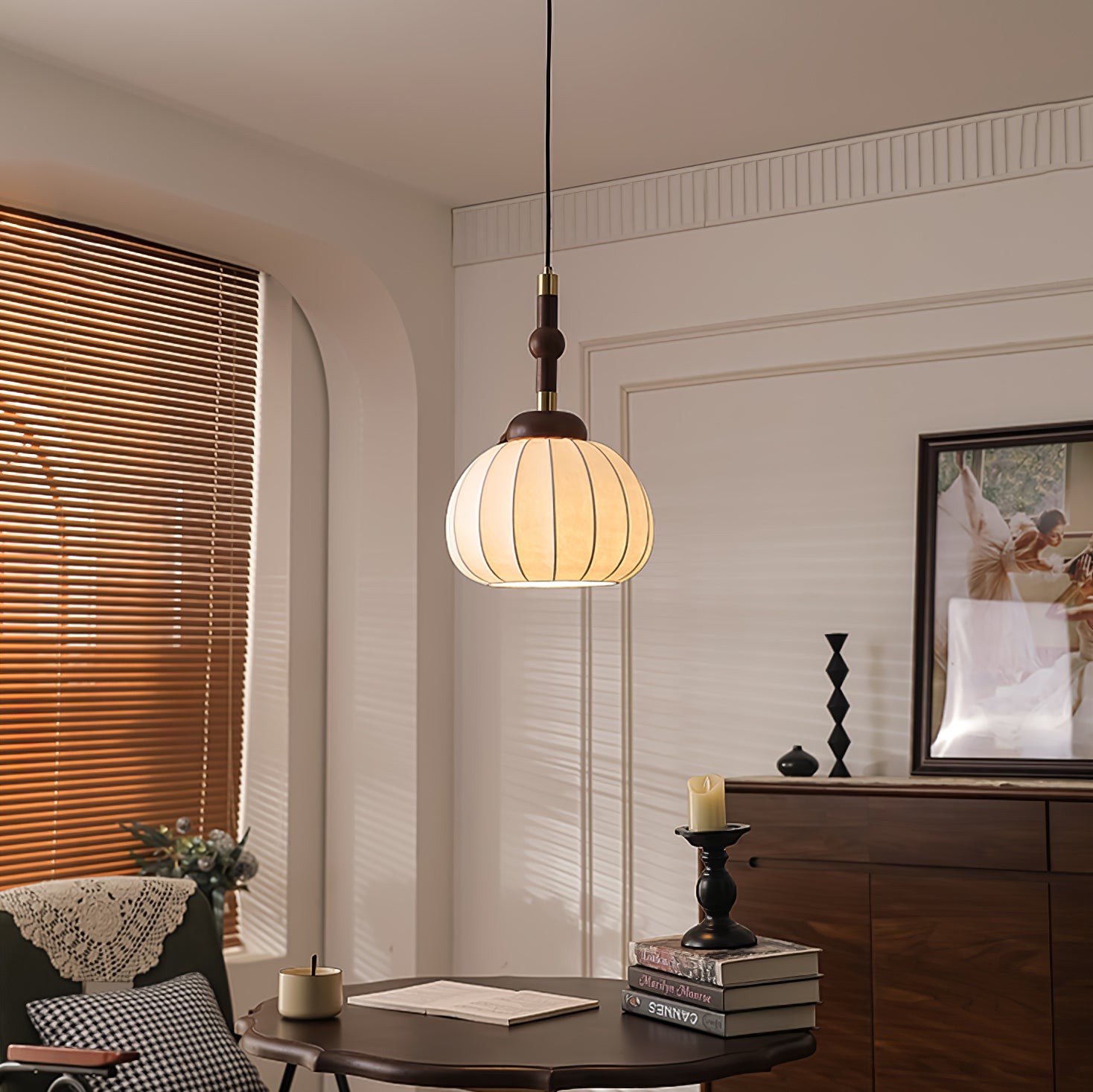 Silk Globe Pendant Lamp M515