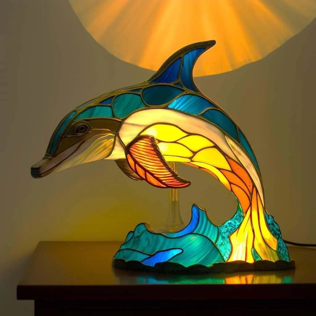 Magical Animal Statue Resin Table Lamp M53