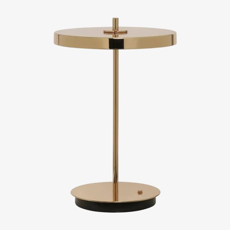 Astris Modern Minimalist Metal Table Lamp Soft LED Illumination for Living Room and Office T581