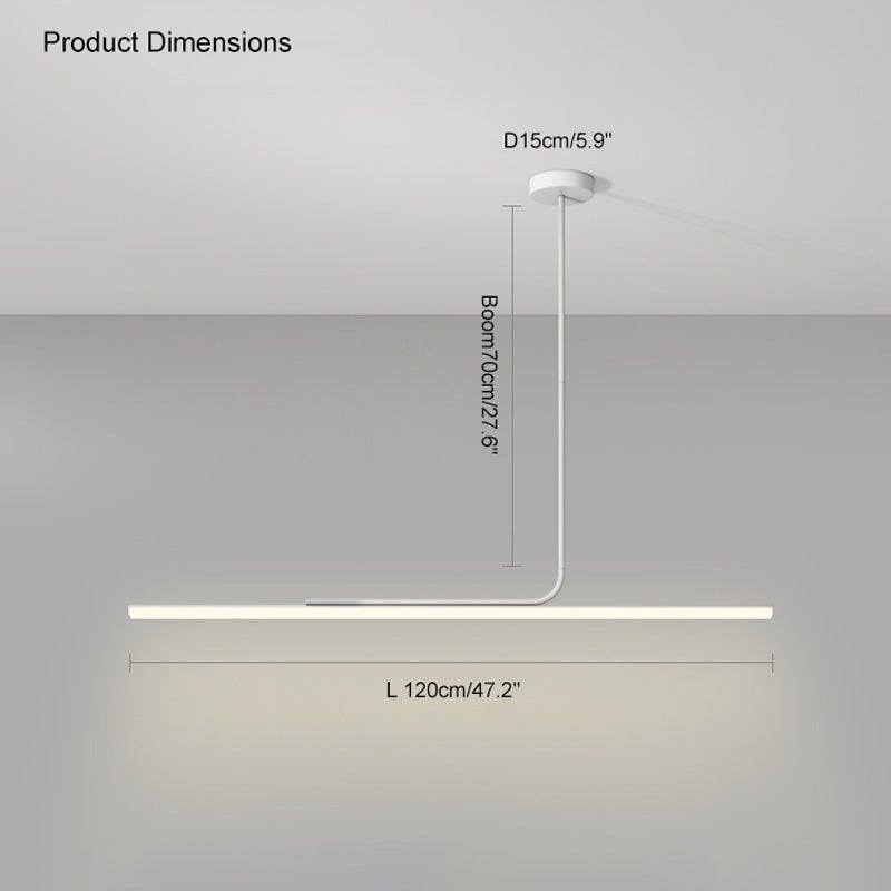 Modern Simple Asymmetrical Linear Pendant Lamp M140