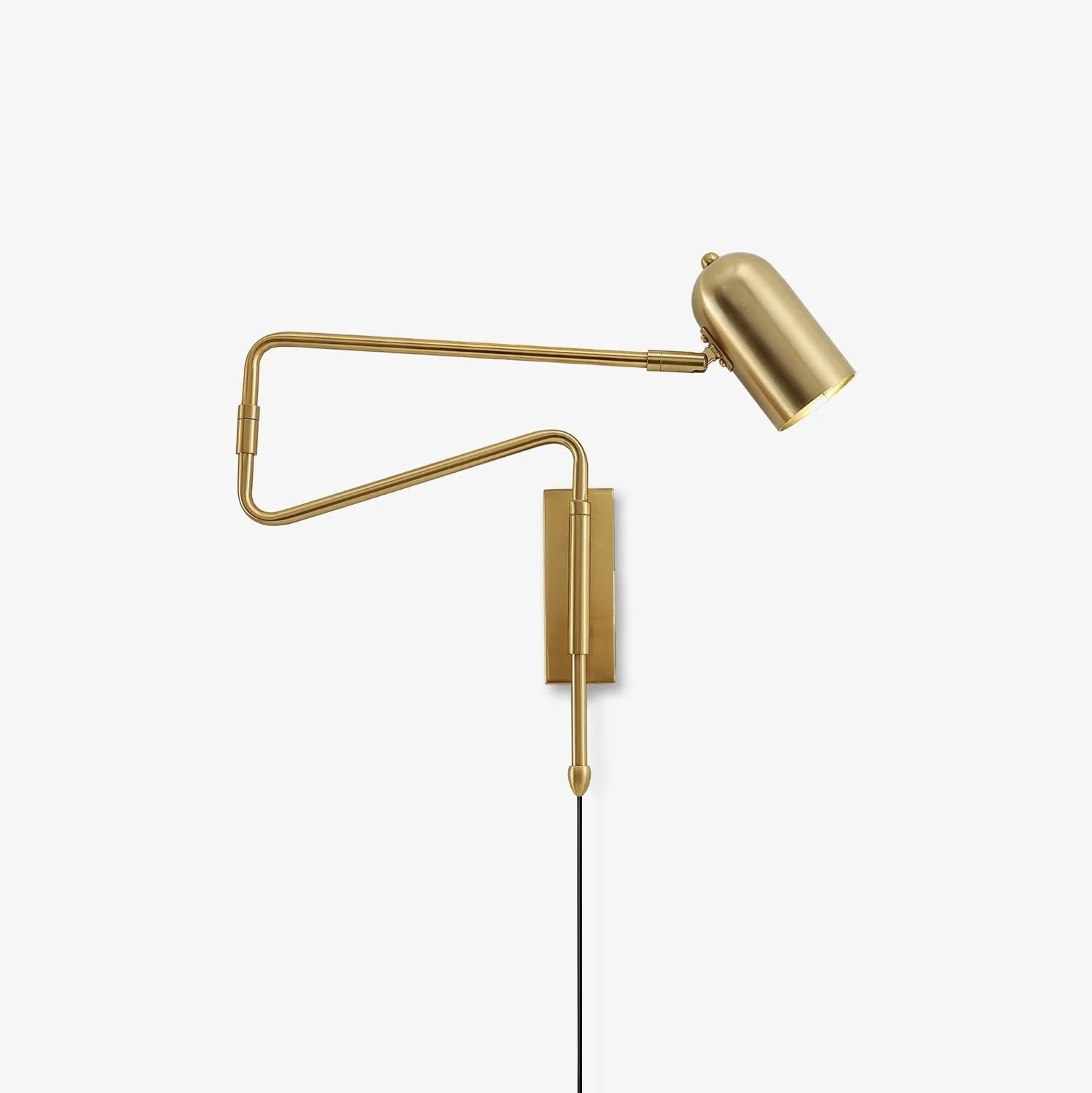 Adjustable Arm Plug In Wall Lamp D371