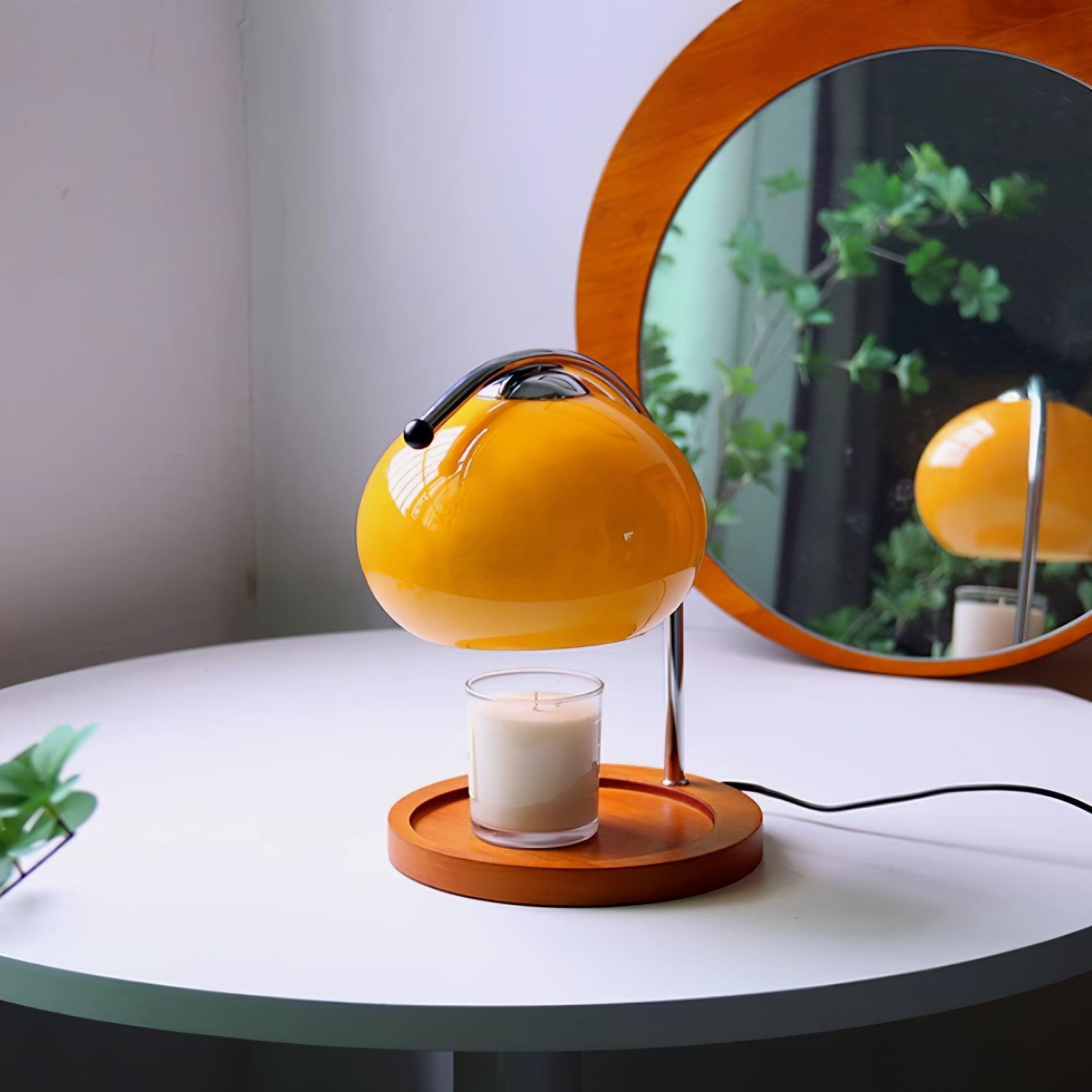Modern Bauhaus Glass Candle Warmer Table Lamp M142