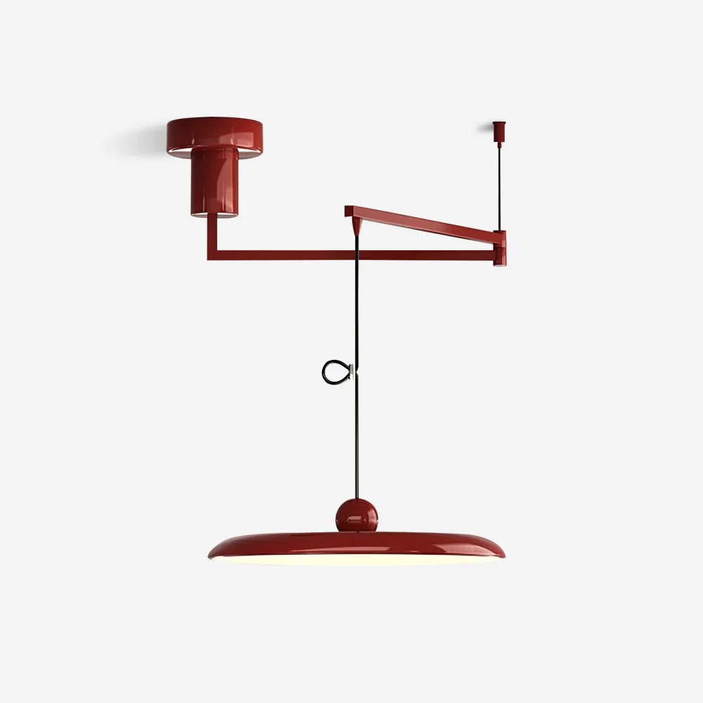 Simple Modern Adjustable Swing Arm Disc Pendant Lamp M110