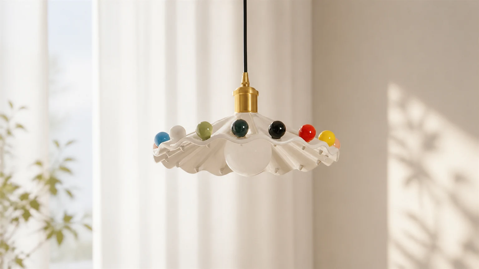 Lampa wisząca Fonthill D71 w jasnym wnętrzu