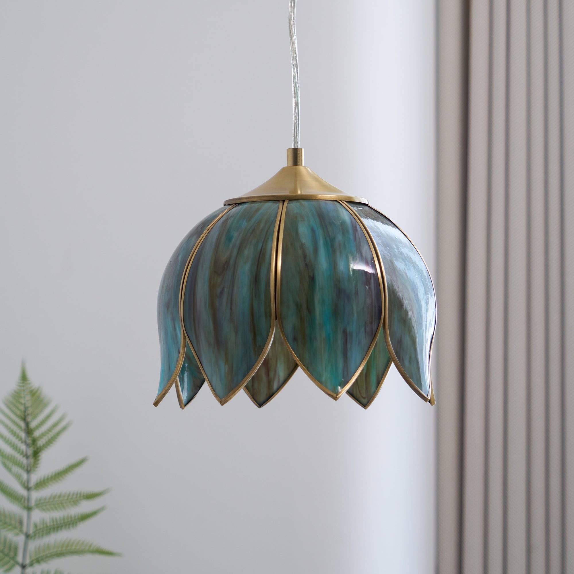 Retro Lotus Pendant Lamp D582